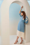 Cotton Flex A-Line Midi Dress