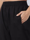Charcoal Black Kurta Pants Set