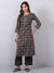 Charcoal Black Kurta Pants Set