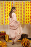 Shimmer Patch Detailed Straight Suit Set