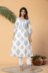 Premium Block Print Kurta Set