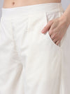 Pintuck Detail Short Kota Doria Kurta