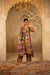 A-Line Kurta Set with Dupatta - Dark Mauve