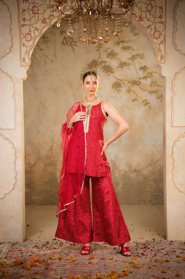 Festive Kurta Set with Dupatta