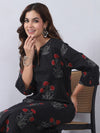 Cotton Kurta Pant Set with Block Print