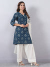 Teal Blue Farshi Salwar Set