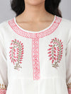 Block Print Cotton Cambric Anarkali Suit Set