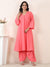 Pink Viscose Linen Everyday Co-Ord Set