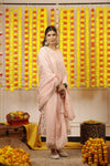 Shimmer Patch Detailed Straight Suit Set